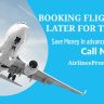 BOOK FLIGHT WITH PAY LATER OPTION