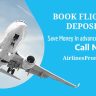 BOOK FLIGHTS WITH CASH DEPOSIT