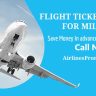 FLIGHT TICKET BOOKING FOR MILITARY