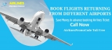 Book Flights Returning From Different Airports